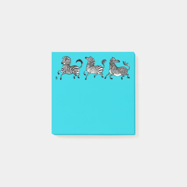 Zebra Post-it Notes Block (Framsida)