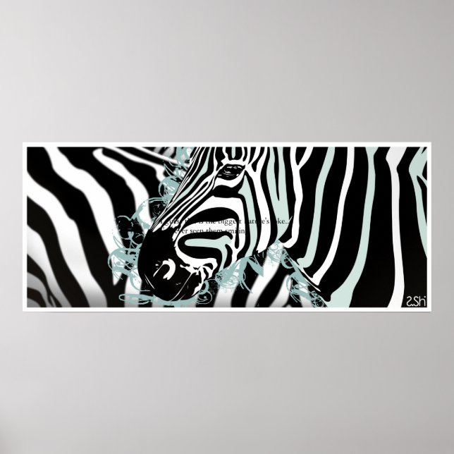 Zebra Poster (Framsidan)