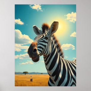 Zebra Poster