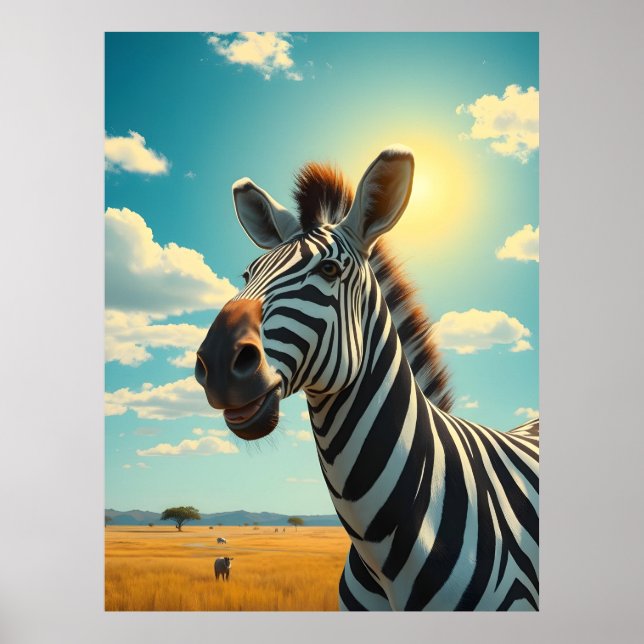Zebra Poster (Framsidan)