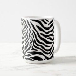 Zebra Print Mug Kaffemugg