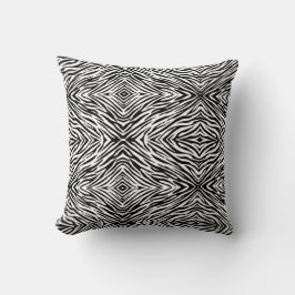 Zebra Print Throw Pillow Kudde