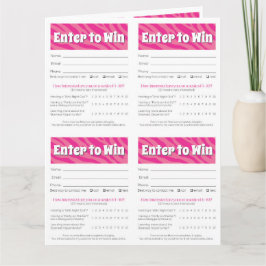 Zebra Printable Vendor Slips – Editable Download Kort