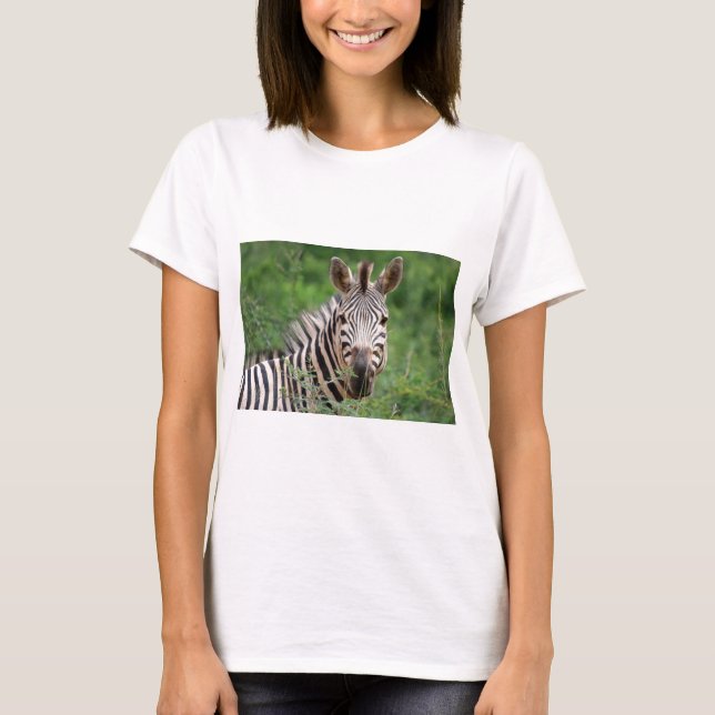 Zebra-profil T-shirt (Framsida)
