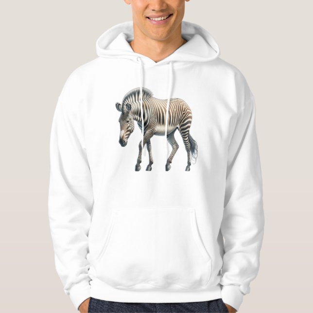 Zebra Pullover Hoodie (Framsida)