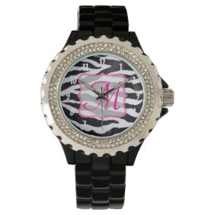 Zebra Rand Animal Print Vild katt Safari Watch Armbandsur