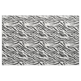 Zebra Rand Black and White Fabric Tyg