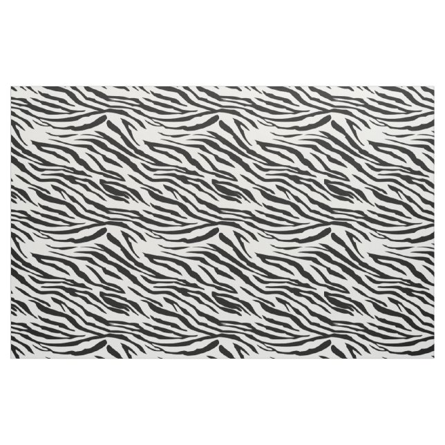 Zebra Rand Black and White Fabric Tyg (Yard)