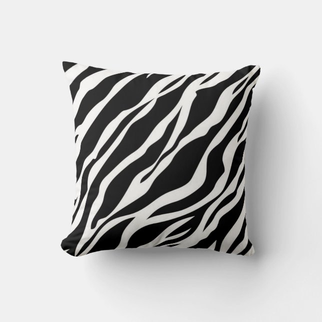 Zebra Rand Dekorativ kudde (Framsida)
