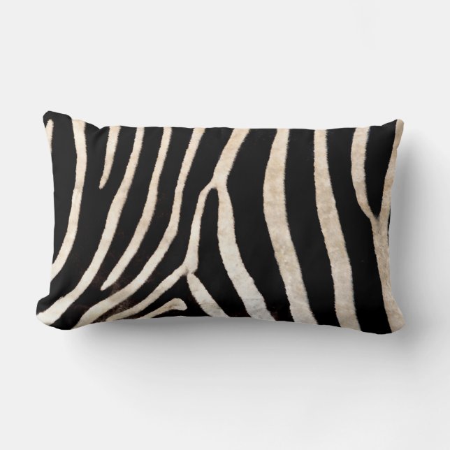 Zebra Rand/Göm Dekorativ kudde, Lumbar Lumbarkudde (Framsida)