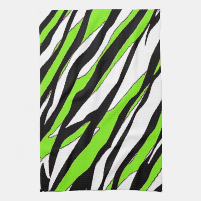 Zebra Rand Kökshandduk (Vertikal)
