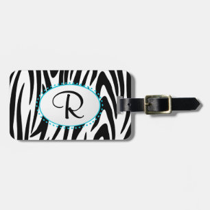 Zebra Rand Monogram Bagagebricka