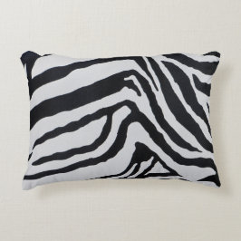 Zebra rand mönster prydnadskudde