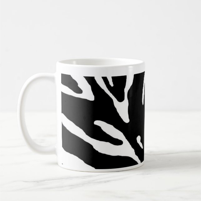 Zebra Rand Mugg (Vänster)