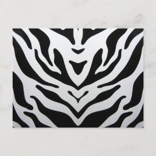 ZEBRA RÄNDER ABSTRAKT VYKORT