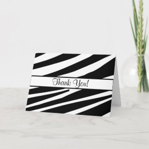 Zebra ränder All Ocassion Tackkort