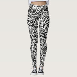 zebra ränder Anpassade Färg Yoga Jogger Leggings