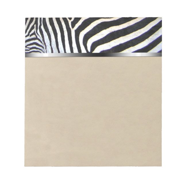 Zebra ränder anteckningsblock (Framsida)