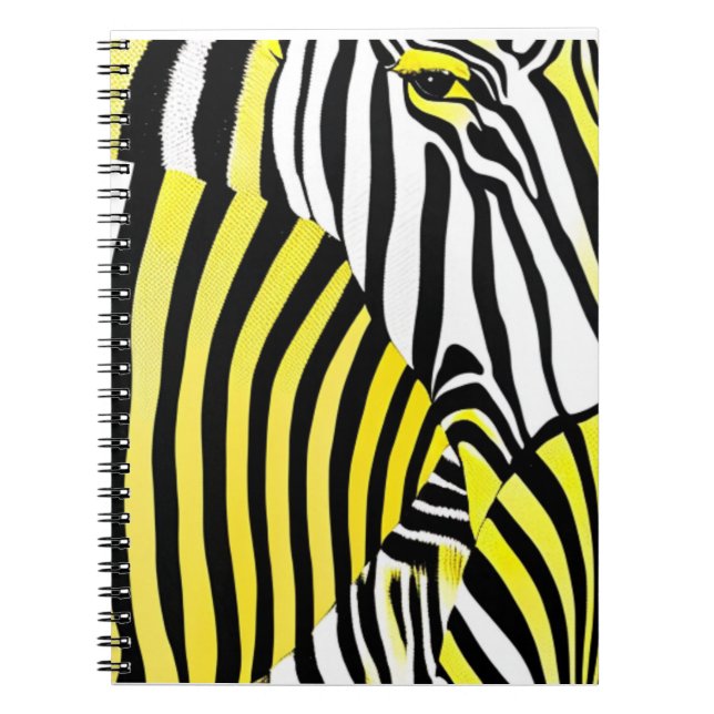 Zebra ränder anteckningsbok (Framsidan)