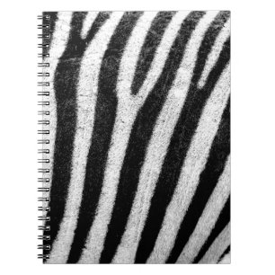 zebra ränder anteckningsbok
