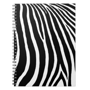 Zebra ränder anteckningsbok
