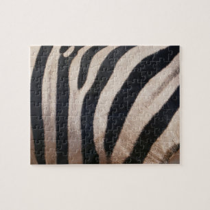 Zebra ränder Black and White Pussel