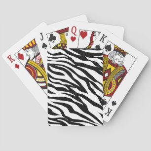 Zebra ränder casinokort