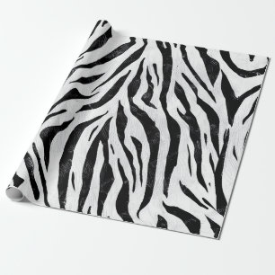 Zebra ränder djurutskrift presentpapper
