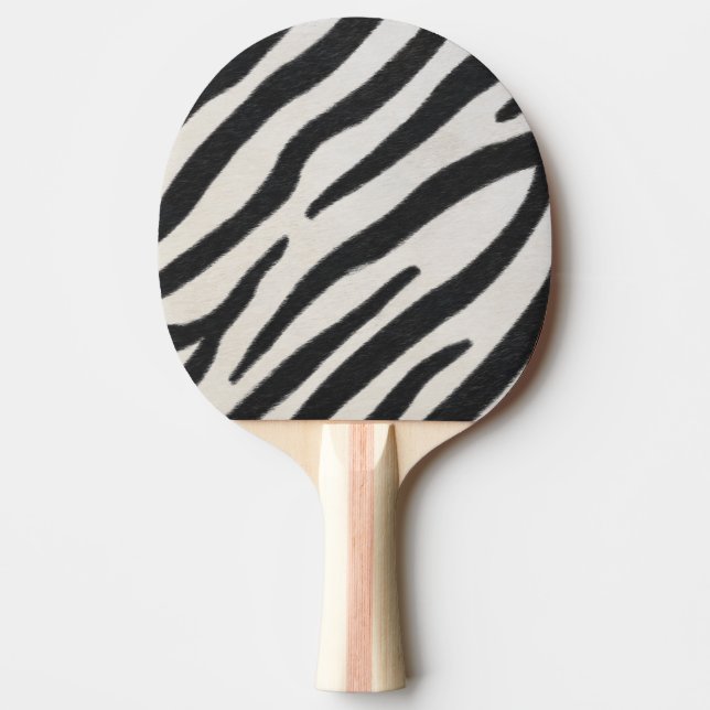 Zebra ränder Exotisk djurutskrift Pingisracket (Framsidan)