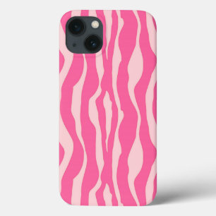 Zebra ränder - Fuchsia och ljusa rosa