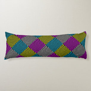 Zebra ränder - Geometric Mönster Abstrakt Art 3D Kroppskudde