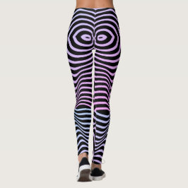 Zebra ränder - Geometric Mönster Women Leggings