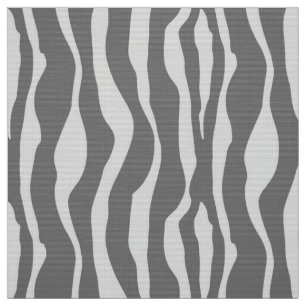 Zebra ränder - Grått-/Grått-skuggor Tyg