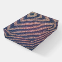 Zebra ränder i Sand