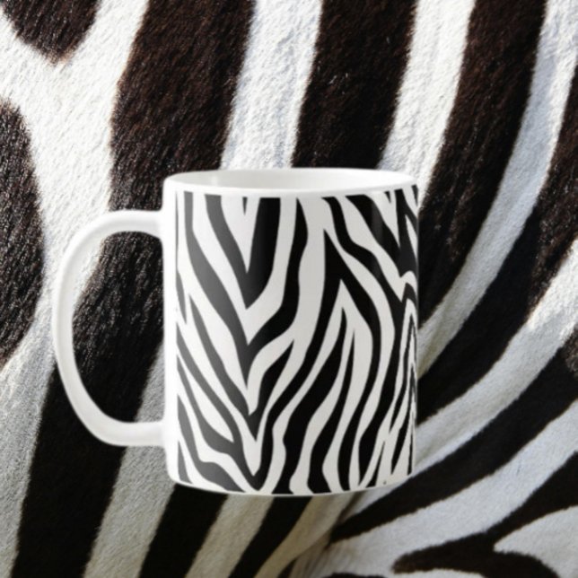 Zebra ränder kaffemugg (Skapare uppladdad)