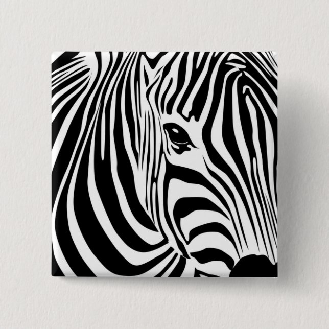 Zebra ränder knapp (Framsida)