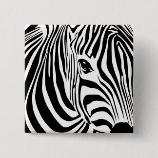 Zebra ränder knapp