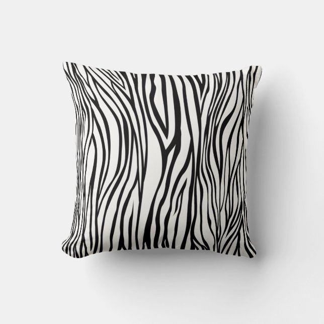 Zebra ränder kudde (Framsida)