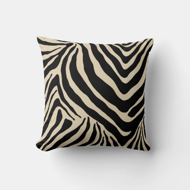 Zebra ränder kudde (Framsida)
