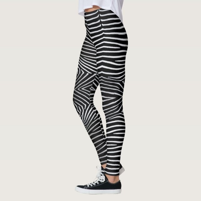Zebra ränder leggings (Vänster)