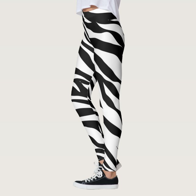 Zebra ränder leggings (Vänster)