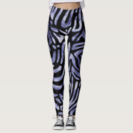 Zebra ränder leggings