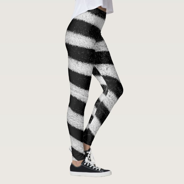 Zebra ränder leggings (Höger)