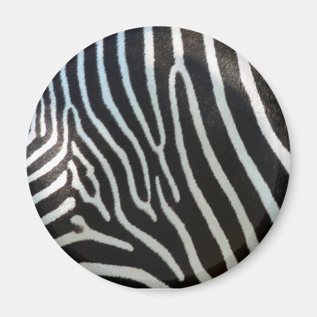 Zebra ränder magnet (Framsidan)
