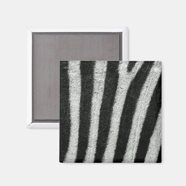 Zebra ränder Magnet (Front/Back)