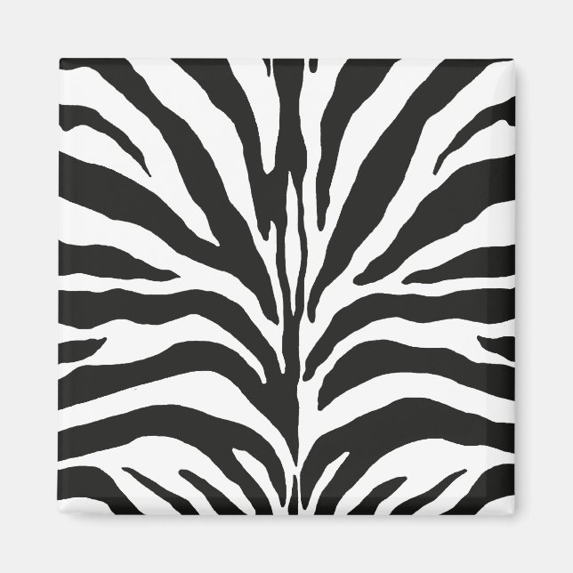 Zebra ränder magnet (Framsidan)