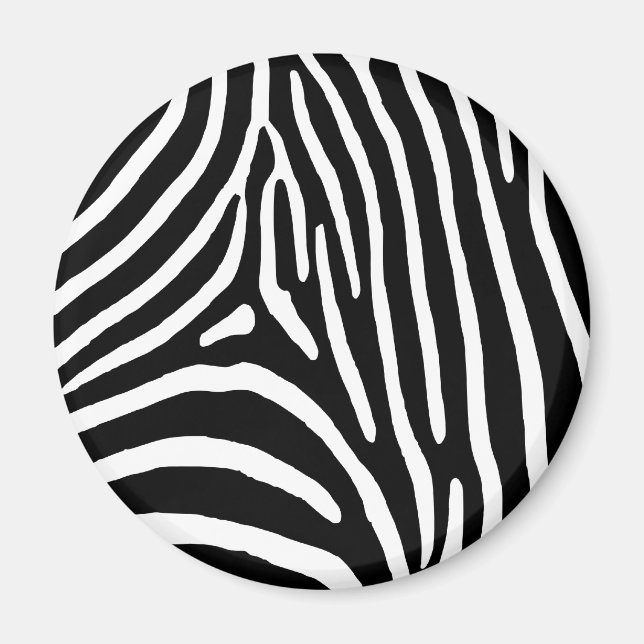 Zebra ränder magnet (Framsidan)
