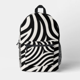 Zebra ränder Modern utskrift