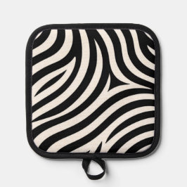 Zebra ränder Modern utskrift