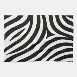 Zebra ränder Modern utskrift Kökshandduk
